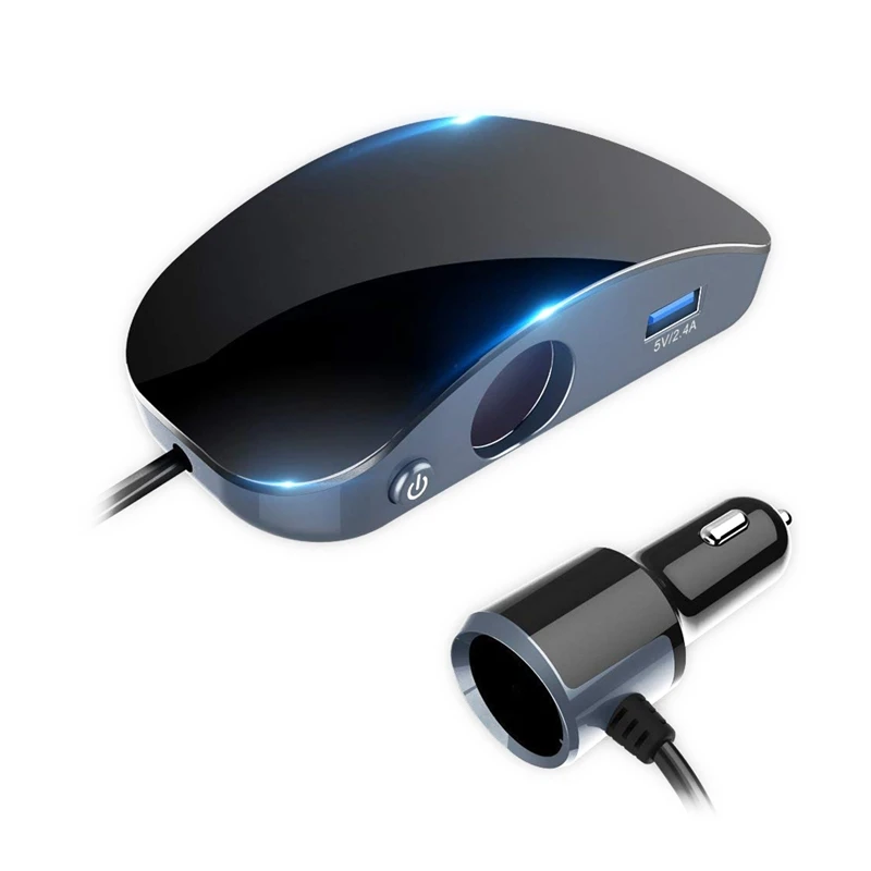 

Car Auto 12V-24V Power Adapter 3 USB 2 Cigarette Ligter Ports Car Charger Auto Accessories Auto Led Voltage Display Phone