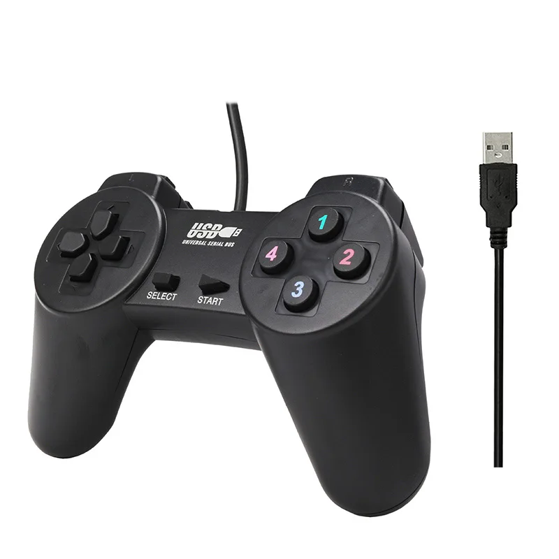 2018 Новый USB 2 0 Управление Игрового контроллера геймпад для ПК джойстик игровая
