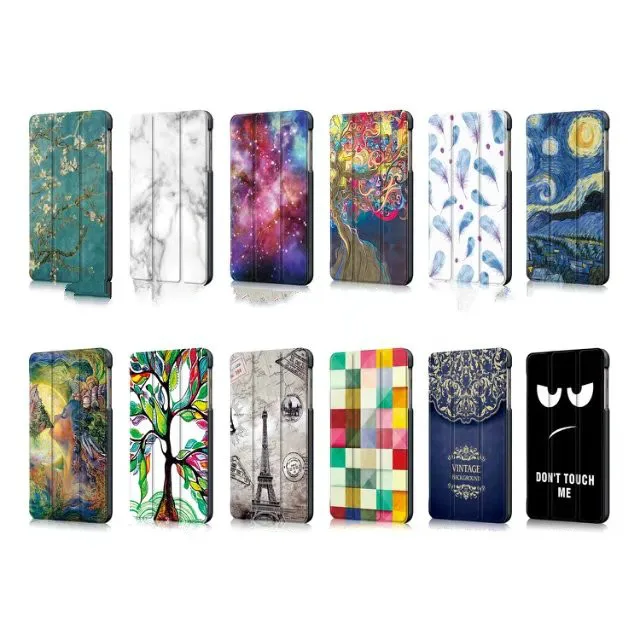 

Ultra Slim Smart Folding Flip magnetic Case Cover for Samsung galaxy Tab A 8.0 2017 T380 T385+pen