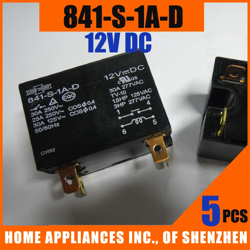 Buy Air Conditioner Relay 841 S 1A D 12V DC Solid