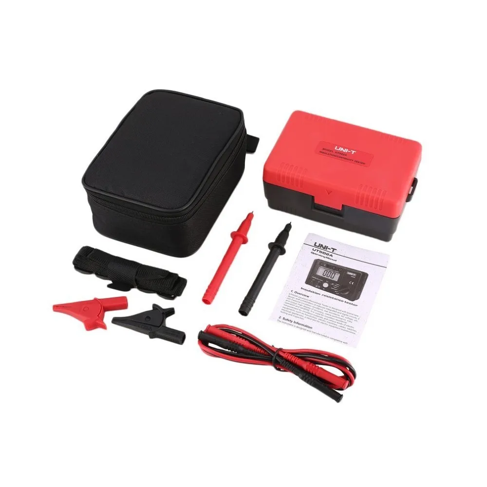 

UNI-T UT502A 2500V Digital Insulation Resistance Tester Meter Megohmmeter Megger Voltmeter Continuity Tester Diagnostic-tools
