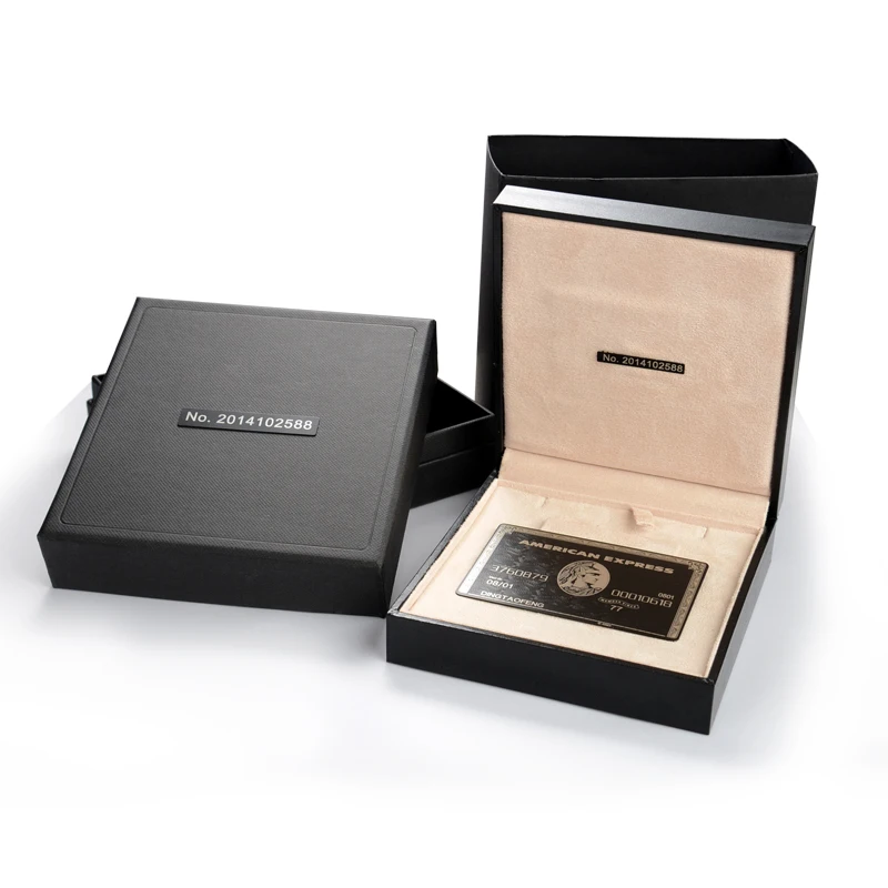 Chip Card Magnetic Stripe Card With The Box American Express Card