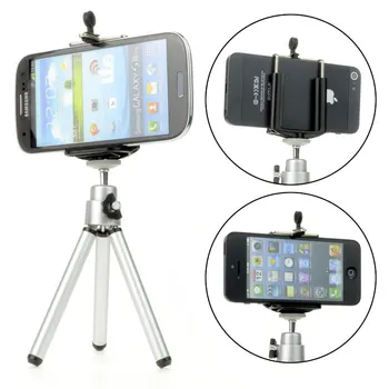 

Mini Adjustable Tripod Stand Mount Lightweight Desktop Holder with Bracket Clip for Camera Mobile Phone