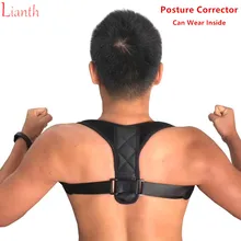 Lianth Adjustabale Корректор осанки для студентов мужчин и женщин плечо Опора поясничной скобки пояс дышащая губка T270OLC