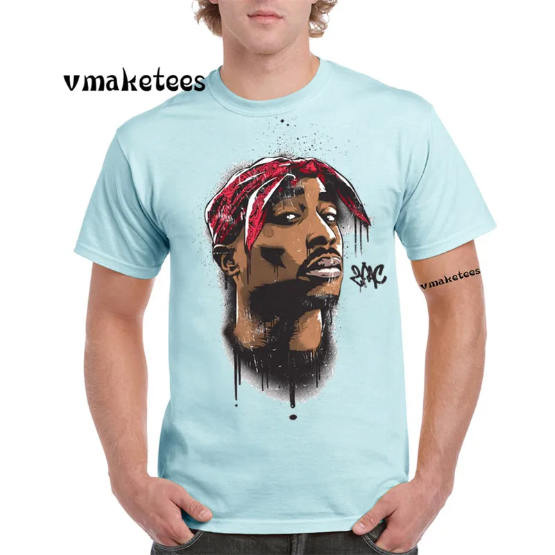 Tupac 2pac Рэппер Рэп хип хоп SWAG футболка с круглым вырезом и коротким рукавом летняя