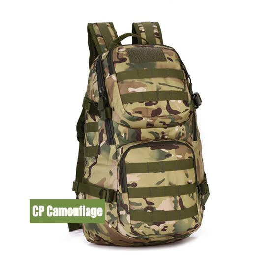 Hot 35L Molle High capacity Waterproof Nylon Tactical Backpack Assault Military Rucksacks Backpack Camping Hunting Sports Bag - Цвет: CP