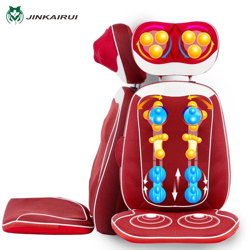 JinKaiRui Electric Neck Back Shoulder Body Massager Vibrate Heating GUA