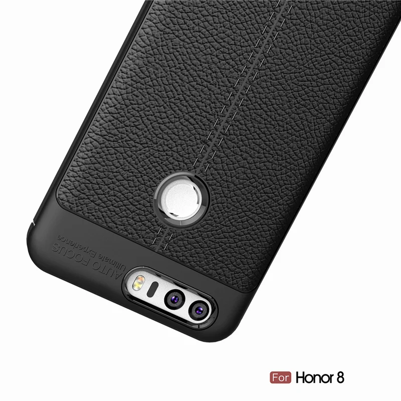 Litchi cortex silicone case for huawei Honor 8 (12)