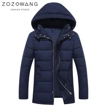 Zozowang осенне-зимняя парка мужская куртка, пальто, верхняя одежда, модные теплые мужские куртки с капюшоном, большие размеры 9XL, повседневное Стеганое пальто