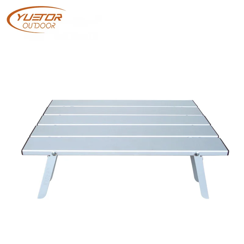 

YUETOR OOUTDOOR Aluminum Alloy Folding Camping Tables Picnic Table Chair Set Portable Fishing Table