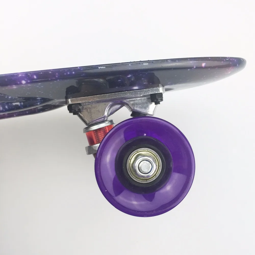 Цветной 22 &quotмини скейтборд Пенни Доска для детей пластиковый Fishboard Cruiser compleled Graphic