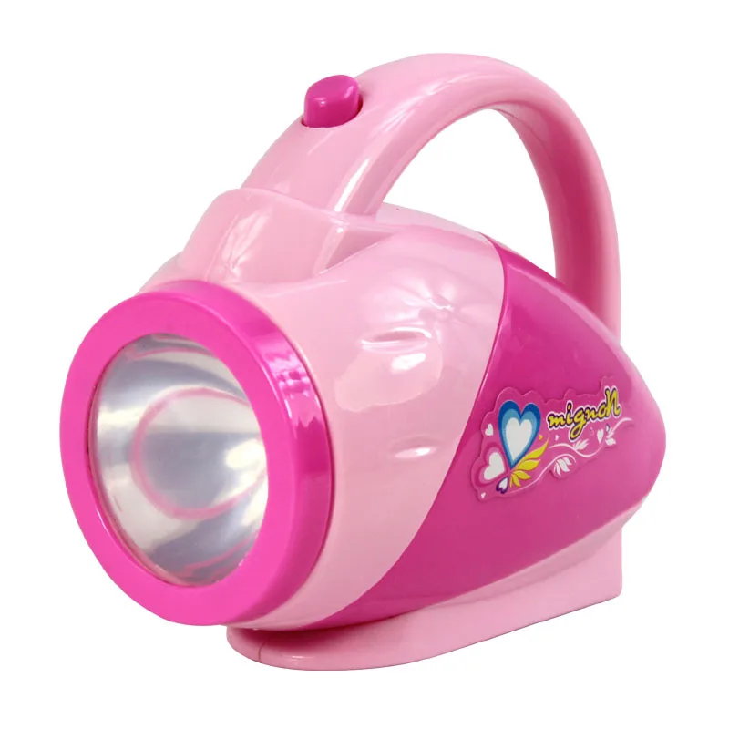 Мини-электрическая игрушка, Розовый безопасный пластиковый светильник для моделирования, детская мебель для маленьких девочек, набор для ролевых игр, игрушка для кукол