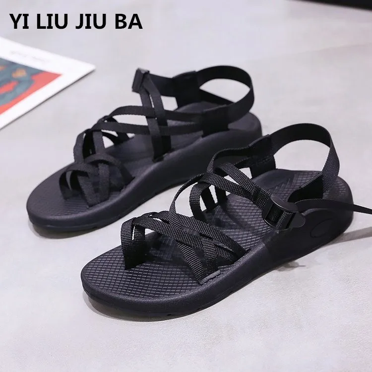 

hot sale Women Sandals casual low heel Wedge Ankle Summer Sandals Women shoes fashion Buckle Strap Beach Shoes women mujer **750
