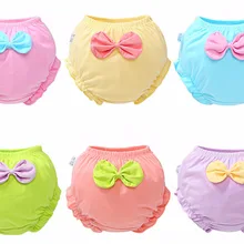 Милый детский галстук-бабочка для маленьких девочек; уличное хлопковое нижнее белье; трусики; удобные штаны для малышей; топ-пачка для малышей