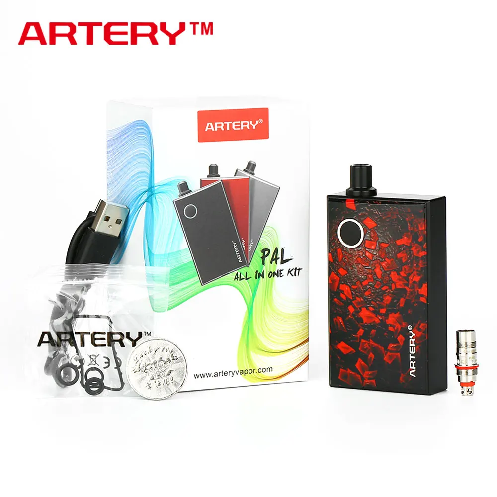 

New Artery PAL AIO Starter Kit 1200mAh Built-in Battery with 3ml Tank Portable Design & slide refilling Electronic Cigarette Kit