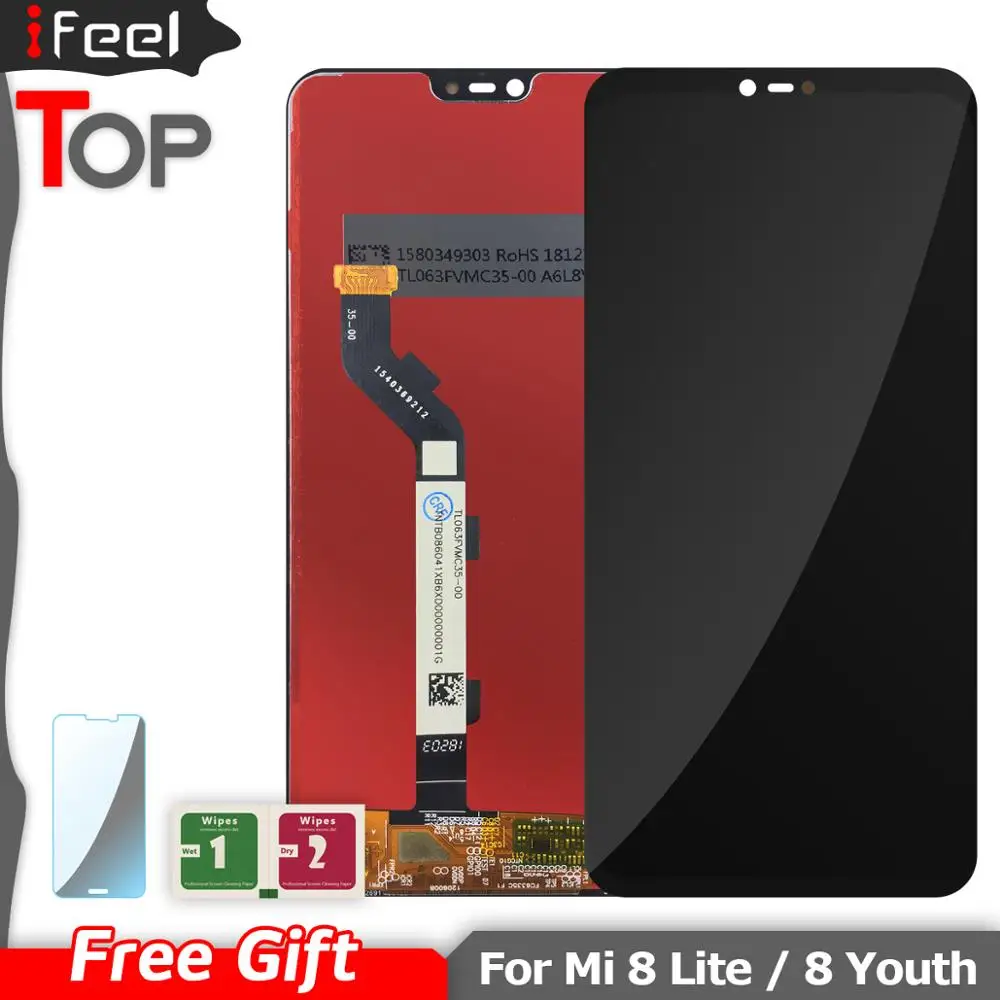 ЖК дисплей 6 26 дюйма с сенсорным экраном и дигитайзером в сборе для XiaoMi Mi8 lite mi8 Youth