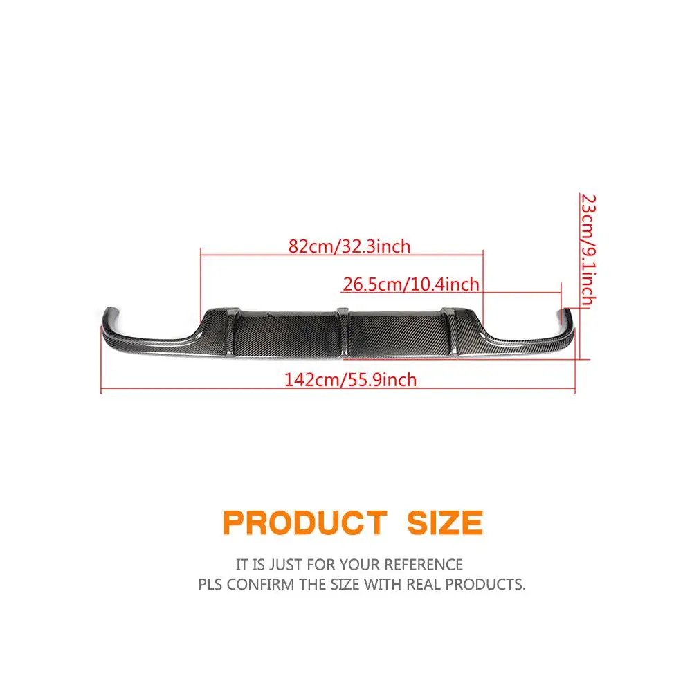Спойлер для Mercedes Benz E Class W211 E55 AMG седан 4 двери 2002 2006|rear bumper diffuser|bumper diffuserrear lip |