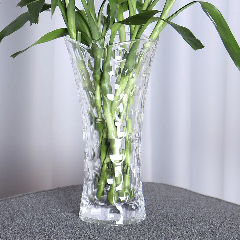 Wholesale and retail stylish simplicity tabletop vase transparent