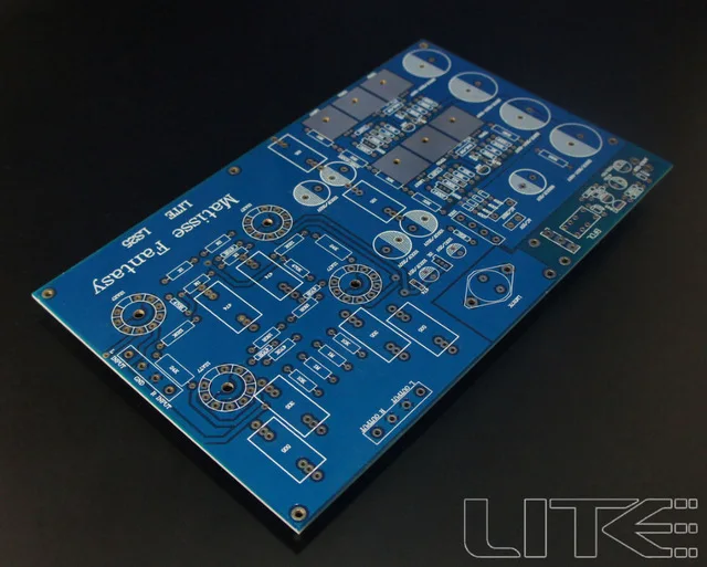  LITE LS25 PCB Rohr Vorverstärker Leeren Brett (MATTSSE FANTASIE Power Verstärker Schaltung)