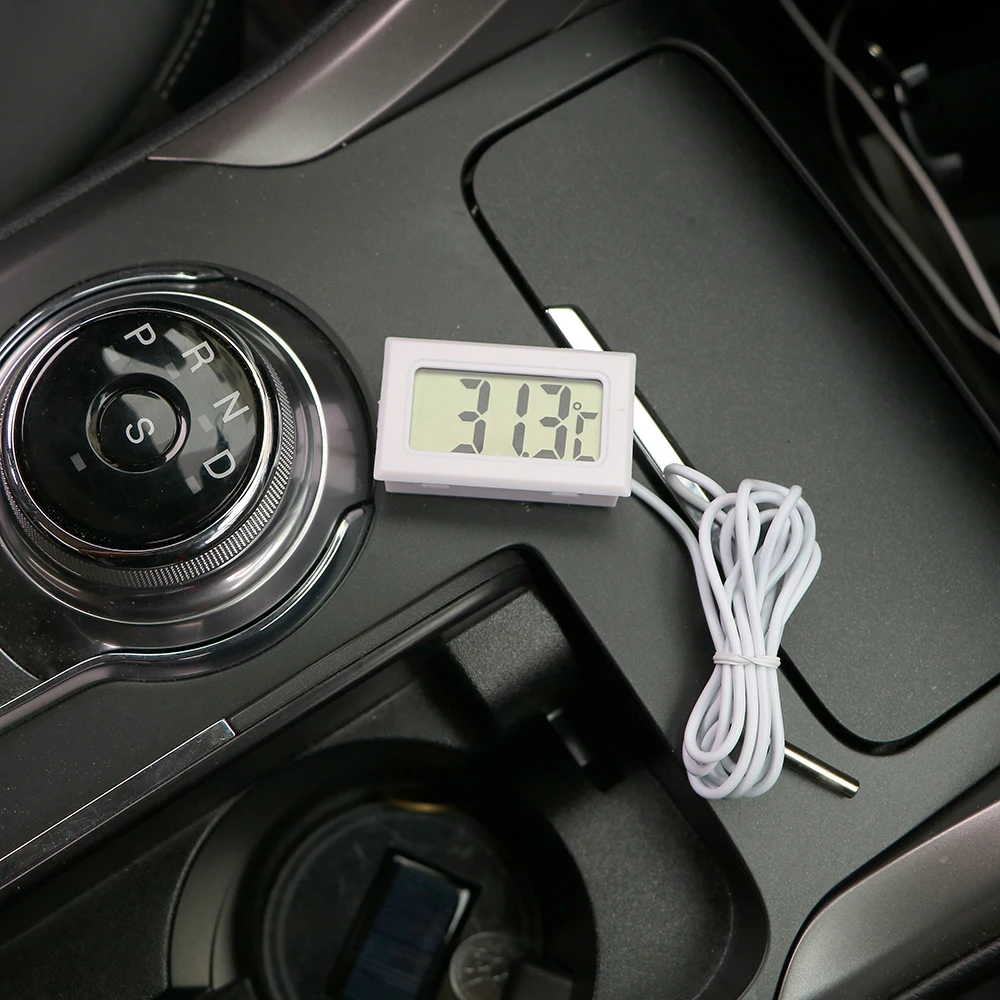 YOSOLO Temperature Gauge Meter Car Thermometer For Fish Tank Refrigerator Digital Clock LCD Display Car Ornaments Car-Styling YOSOLO Temperature Gauge Meter Car Thermometer For Fish Tank Refrigerator Digital Clock LCD Display Car Ornaments Car-Styling