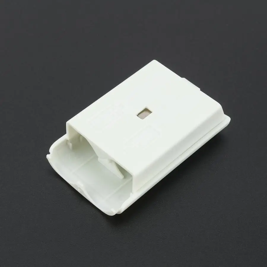 

White 1Pc AA Battery Pack Back Cover Shell Case For Xbox 360 Wireless Controller Replacement