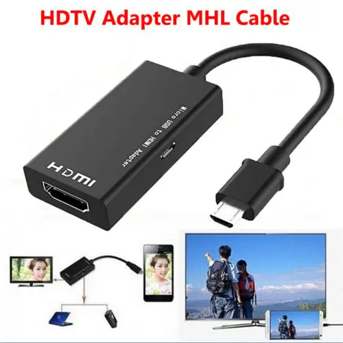 Micro USB к HDMI адаптер MHL папа Женский кабель для Samsung Galaxy S5 S4 S3 Note4 Note 3 2 3D11| |