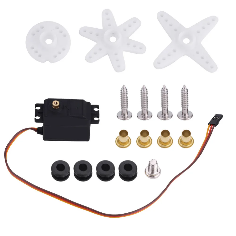 6kg Analog Servo Copper Gear RC Car Servo Waterproof Part Set Accessory
