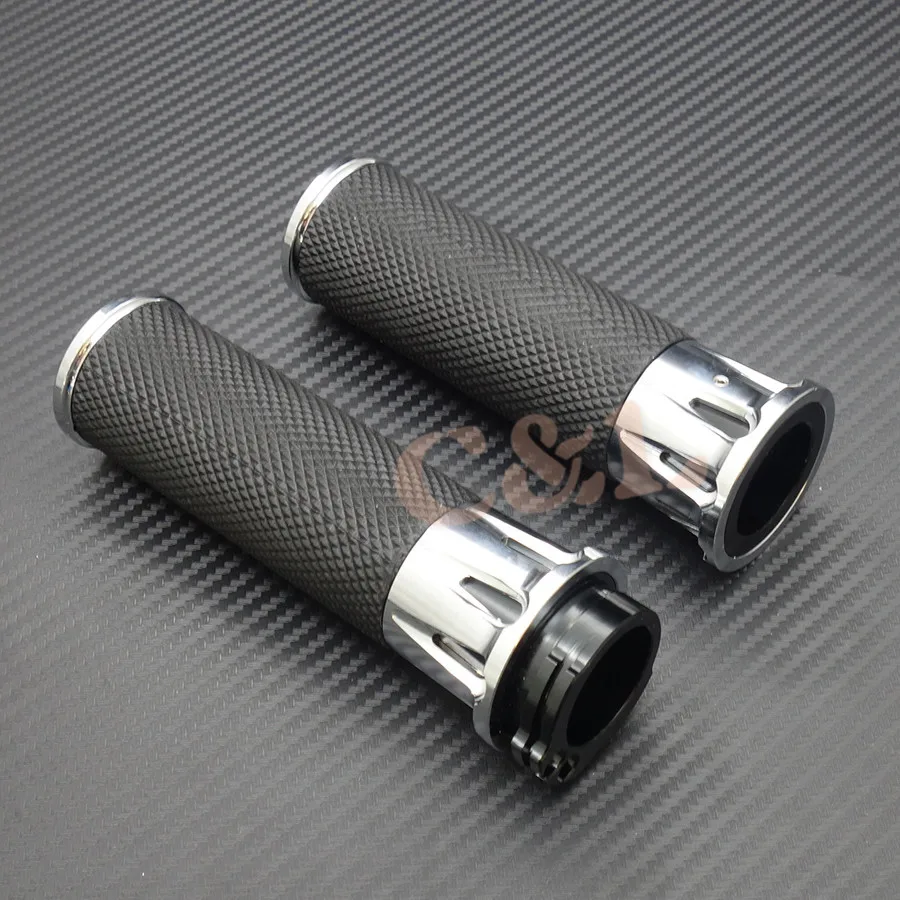 Ручки с ЧПУ для Harley Dyna Softail 1200 883 1 дюйм 25 мм|grip washer|cnc processgrip pictures |