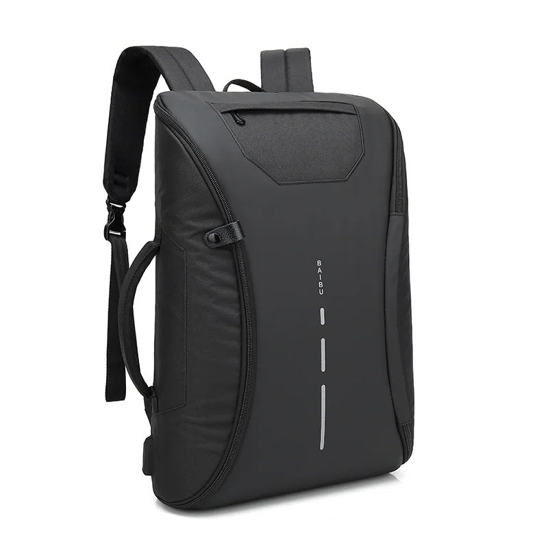 Mochila multifunción BAIBU para hombre, Mochila de moda informal para estudiantes, Mochila externa de carga USB para ordenador portátil, Mochila de viaje impermeable