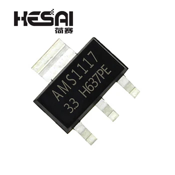 

10Pcs Original AMS1117-3.3 AMS1117-3.3V AMS1117 LM1117 1117 Voltage Regulator