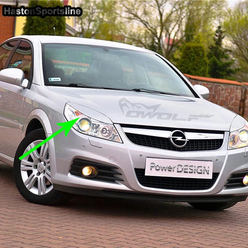 Для Vauxhall Opel Vectra 148 Авто углеродное волокно фары век крышка брови отделка 2006