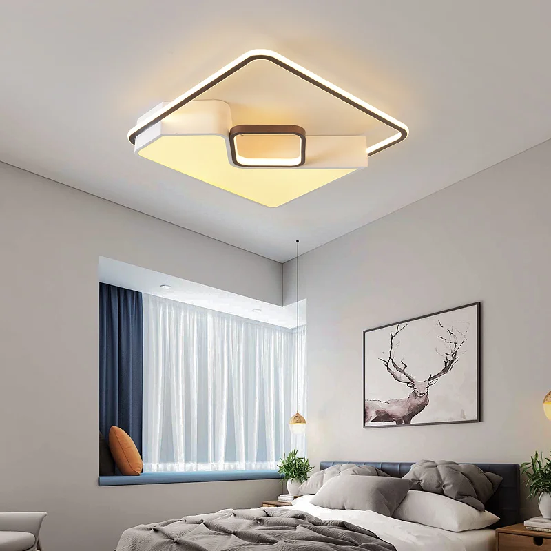 

Modern Ceiling Lights LED Lamp For Living Room Bedroom light Fixture surface mounted Rectangle Modern Ceiling Lamp for Childrens