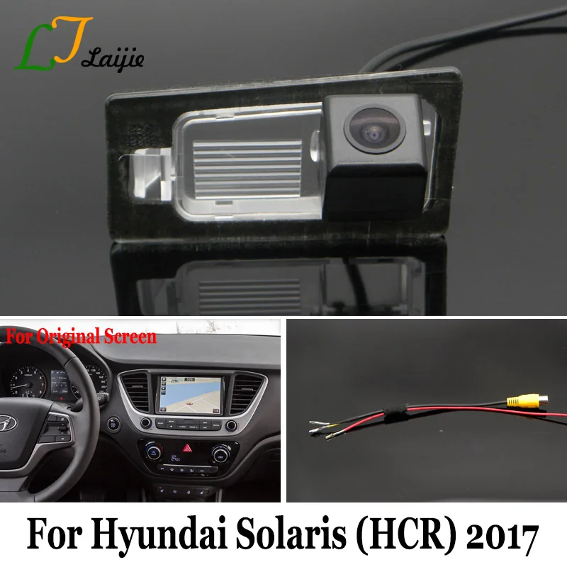 Автомобильная камера заднего вида для Hyundai Solaris Sedan HCR 2017 2018 2019/HD автомобильная