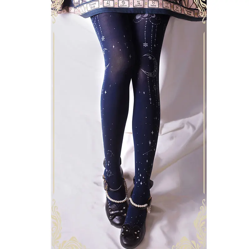 Navy Blue Tights Navy Stockings Lolita Pantyhose Gift for 