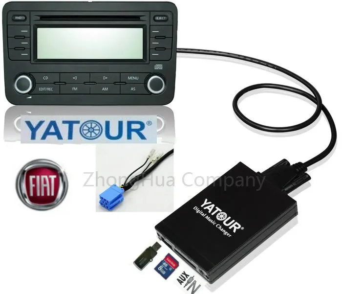 Yatour Автомобильный mp3 плеер аудио для Fiat Punto Coupe Bravo Alfa Romeo 147 159 Blaupunkt подключение Nav Радио USB AUX адаптер