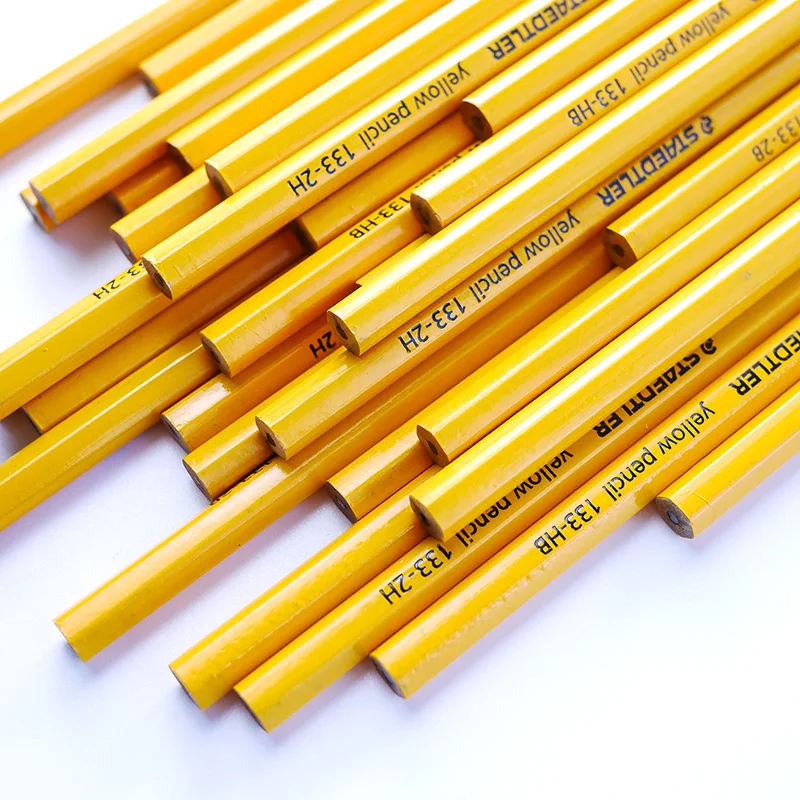 Стандартный Карандаш аутентичный Германия STAEDTLER 133 # желтый карандаш для