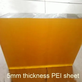 

5mm thickness PEI sheet Polyetherimide board amber colour anti-static plate