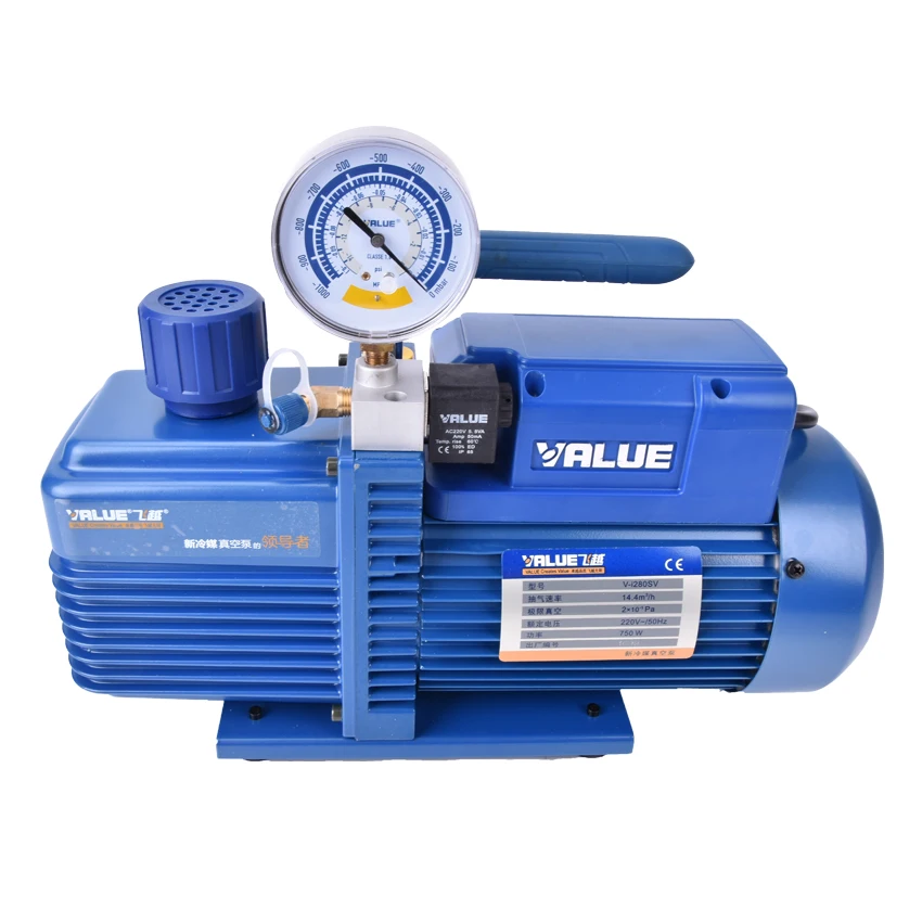 1PC V i280SV New refrigerant vane vacuum pump auto ac vacuum pump 198l