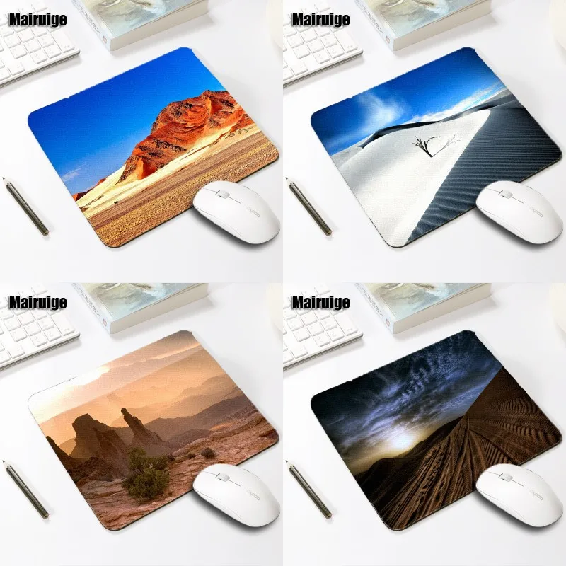 

Mairuige Beautiful Desert Landscape Pattern Mouse Pad Creative Customizable Design Diy Small Size Table Mice Mat Gaming Mats