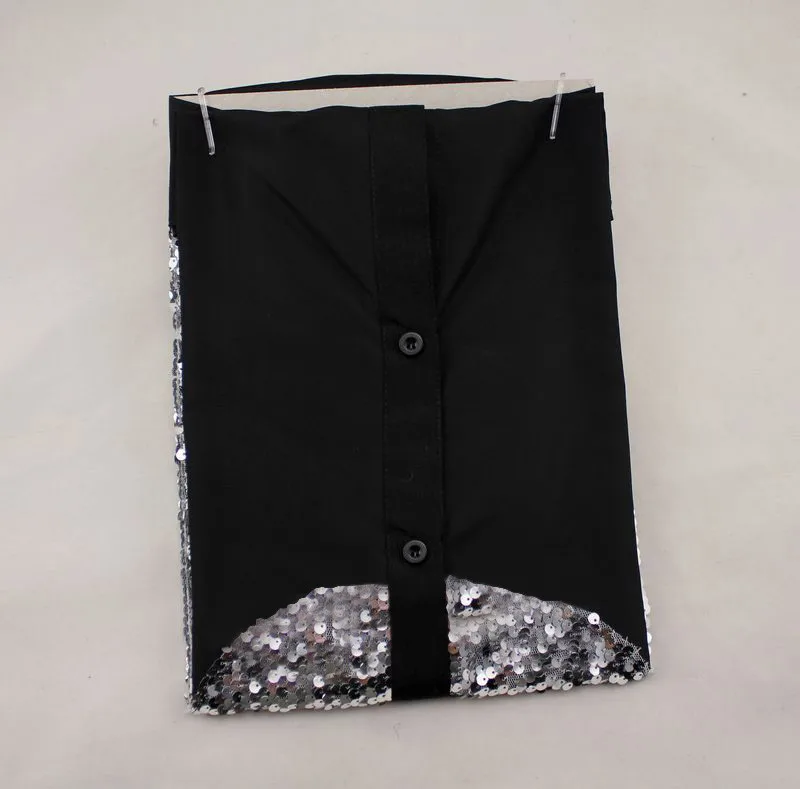 Men Latin Dance Dress Latin Dress Dance Dresses Latin Dance Costumes Cotton Blend Sequin Shirt Modern Tango Rumba Dance Wear -