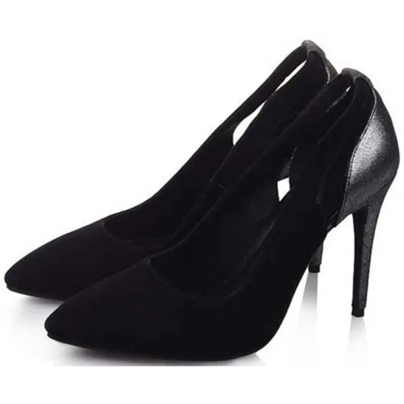 

Vintage Sexy  Pointed Toe High Heels Women Pumps Shoes 2015 Brand New Design Less Platform Pumps Big Size 34-43