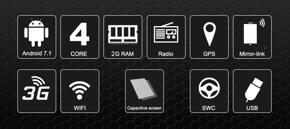 Sale Eunavi 2 Din Android 8.1 TDA7851 Universal Car DVD Radio Multimedia Player Video Stereo GPS Navigation USB WIFI free camera BT 2