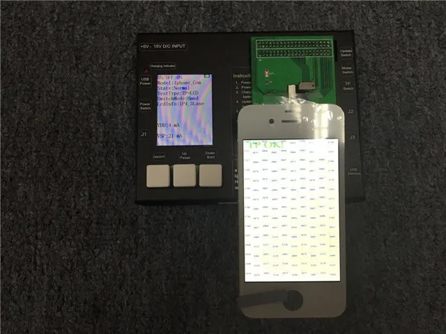 8 в 1 ЖК дисплей Touch тестер для экрана рамки машина встроенный перезаряжаемые батарея для iPhone 4 S 5S 5C 6 Plus ITouch 5