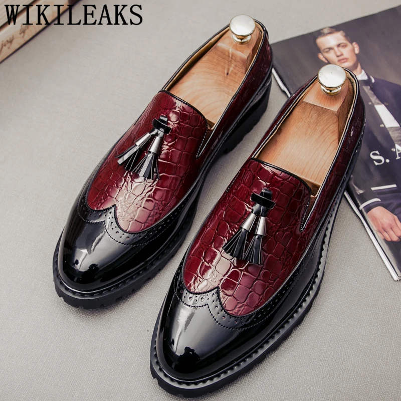 Brogue Shoes Men Formal Coiffeur Wedding Shoes Men Elegant Italian Party Shoes For Men Brand Sapato Oxford Masculino Buty Meskie Brogue Shoes Men Formal Coiffeur Wedding Shoes Men Elegant Italian Party Shoes For Men Brand Sapato Oxford Masculino Buty Meskie