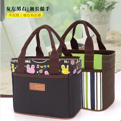 

Fashion New Oxford cloth Lunch Bag Waterproof Bag Picnic Totes Storage Carry Case Portable Lunch Bags For Men and Women