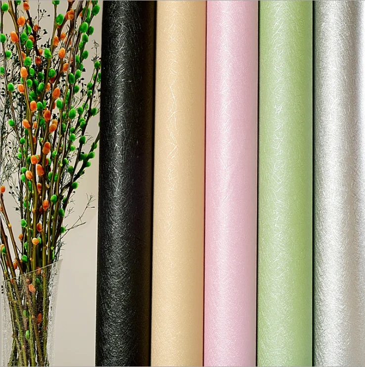 Hot Sale Beautiful PVC Self adhesive 3D Silk Grain Vinyl Wall Mural