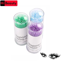 3 упаковки 100 шт./упак. s m l размер одноразовый хлопок мягк тампон наращивание ресниц микрокисть аппликатор s m ascara микро кисточка палочка