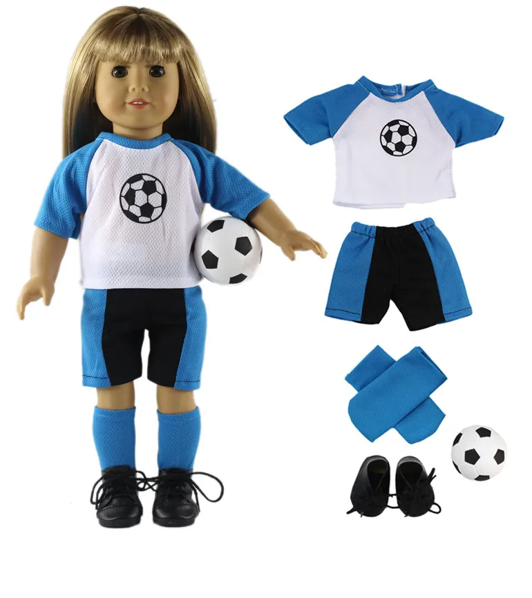1 Set Sports Wear Outfit Doll Clothes for 18 inch doll clothes A39doll