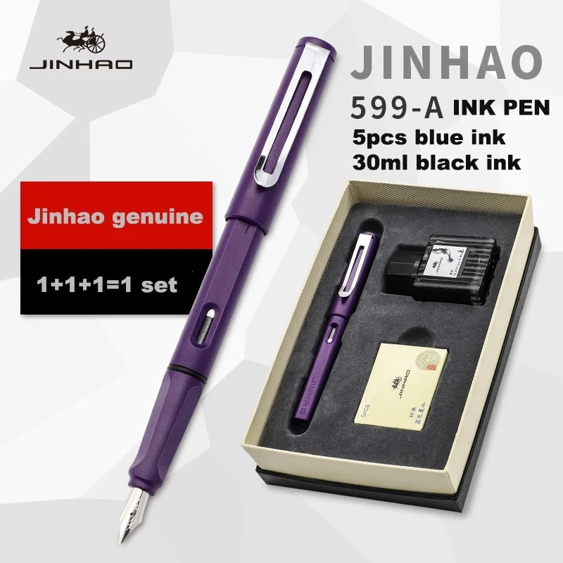 Jinhao Luxurious Fountain Pen Rotating Inkjet with Jin Hao Ink Office