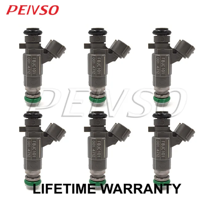 6x 16600 AE060 FBJC101 fuel injector for Nissan Altima 2002 2004 Maxima